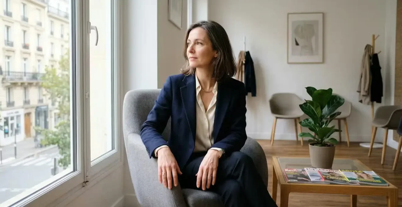 Patiente en réflexion avant décision chirurgie esthétique naturelle